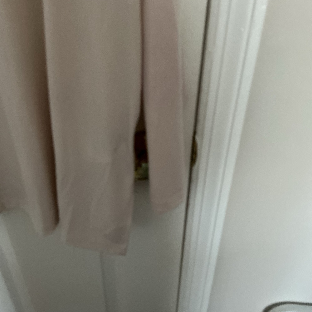 Susan Graver Cream V-Neck Tunic Top - Picture 2 of 7